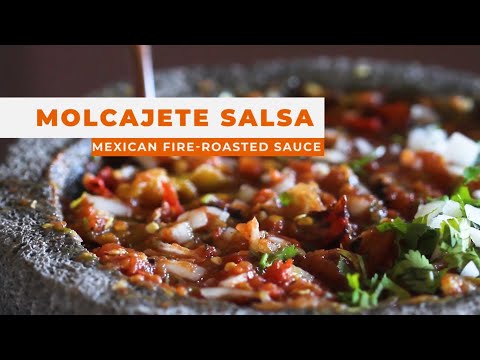 MOLCAJETE SALSA | How To Make Easy Roasted Mexican Sauce