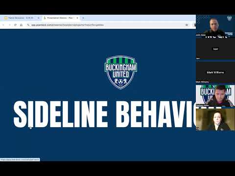 Sideline Behavior