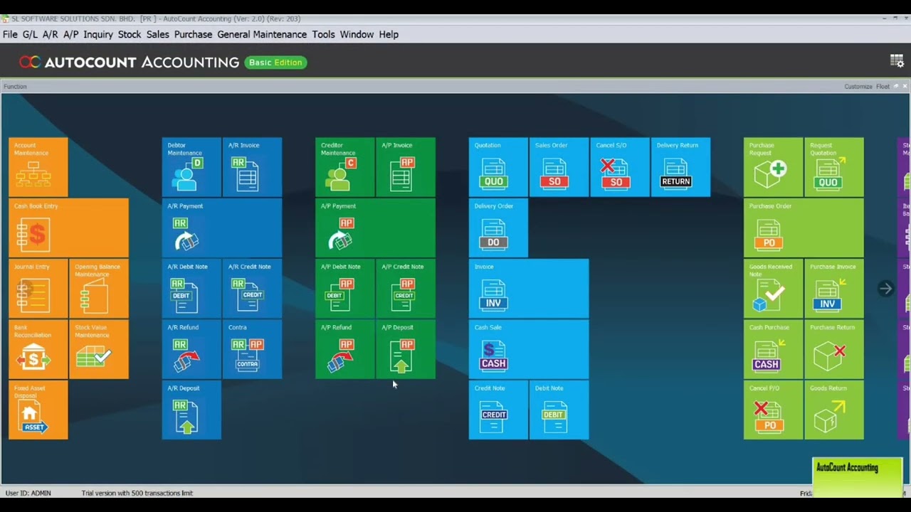 AutoCount - Purchase Request (AutoCount Accounting 2.1)