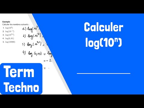Comment calculer le logarithme décimal de 10^n ?