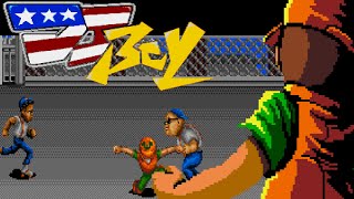 DJ Boy (MD · Sega Mega Drive) video game port | full game session 👊🛼🎮