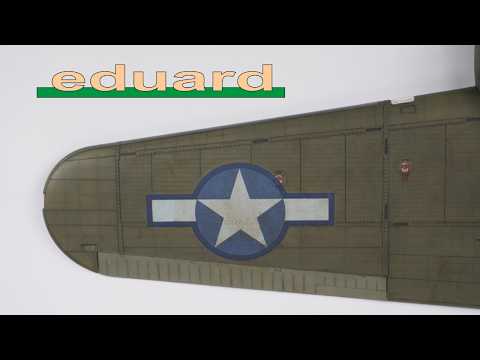 Eduard - B-17 - The Bloody Hundredth - 1/48 Scale Model - Episode 4: Engine, Wings & Weathering