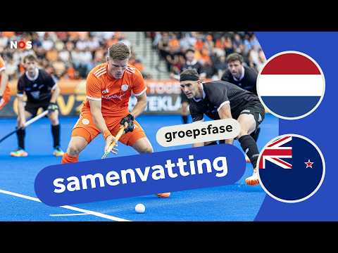 WK: samenvatting Oranje Heren - Nieuw-Zeeland