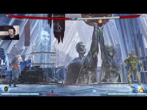 Injustice 2 1st MP gameplay pt10 - Swamp Thing vs. Aquaman