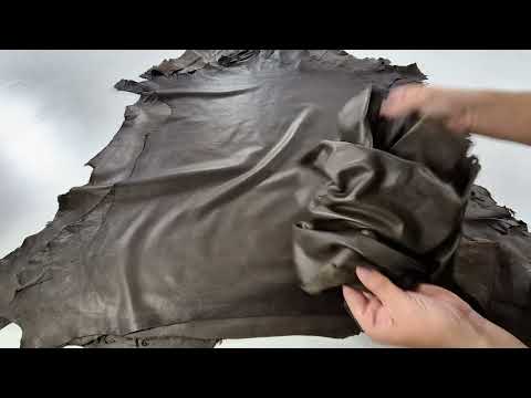 DARK GREEN ENTREFINO LAMBSKIN  LEATHER  5225