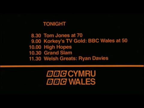 BBC Cymru Wales 50th Birthday Continuity 8th February 2014