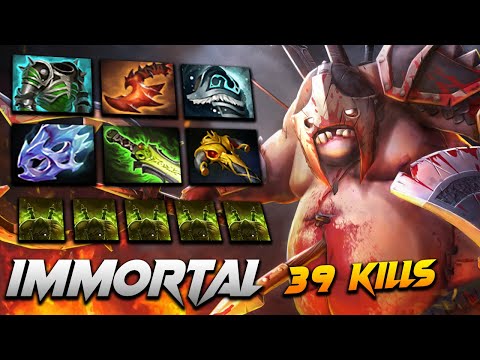 Pudge Immortal Butcher [39/3/17] - Dota 2 Pro Gameplay [Watch & Learn]