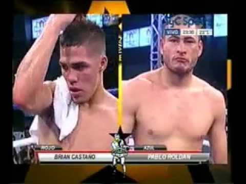 BRIAN CASTAÑO vs PABLO ROLDAN, rounds 5, 6 y fallo MONTE HERMOSO, 26-1-13