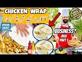 Chicken Wrap Quick & Easy Step By Step Complete Recipe | Food Business Idea Part 1 | BaBa Food RRC