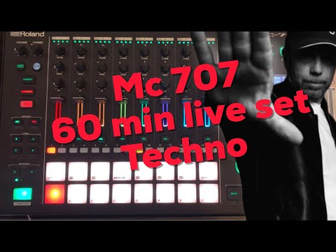 Mc707 Techno 140 bpm Live set 60 min (Alex Fain )