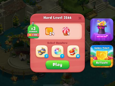 Gardenscapes Level 3566