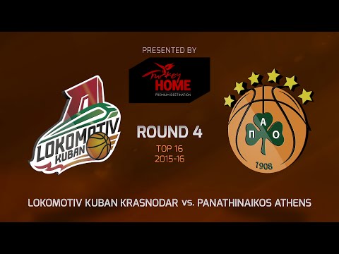 Highlights: Top 16, Round 4, Lokomotiv Kuban Krasnodar 76-67 Panathinaikos Athens