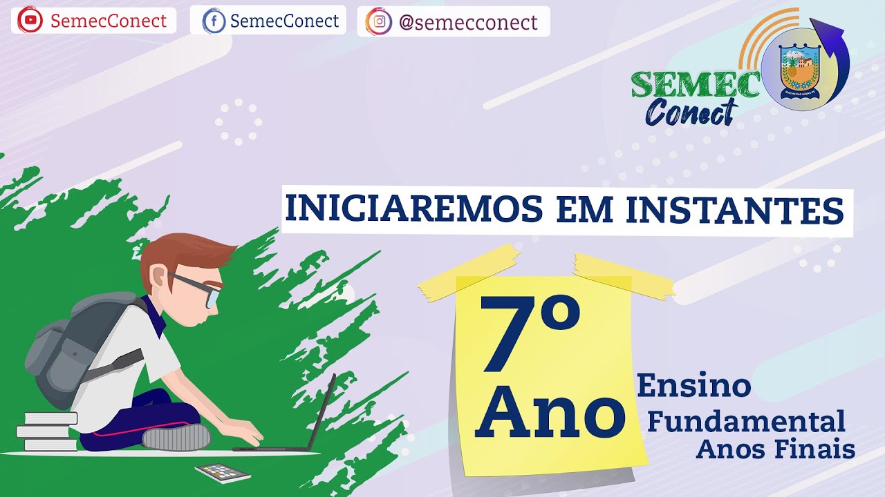 ​ #Aula​ 03 de Português do 7º ano do Ensino Fundamental Anos Finais