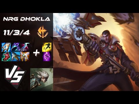NRG Dhokla TOP Jayce vs Camille [PENTAKILL] - NA Challenger Patch 14.16