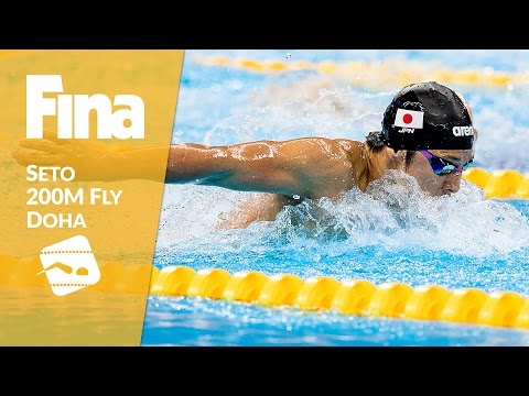 Seto beats Le Clos by 0.09sec - 200m Butterfly #6 Doha