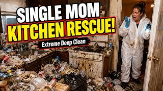 Download lagu Surprising My Single Mom Friend with an Extreme Kitchen Deep Clean! 🧽✨ mp3