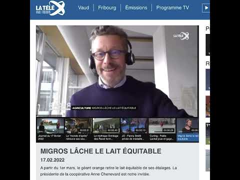 RADAR VAUDOIS - MIGROS LÂCHE LE LAIT ÉQUITABLE