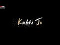 Kabhi Jo Bhulna Na Chahu Whatsapp Status Black Screen Old Hindi Song Ringtone Old Is Gold 4k Shorts