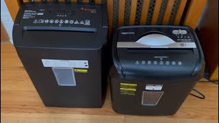 Bonsaii Vs Amazon Basics 12-Sheet Shredder Comparison  - Whi