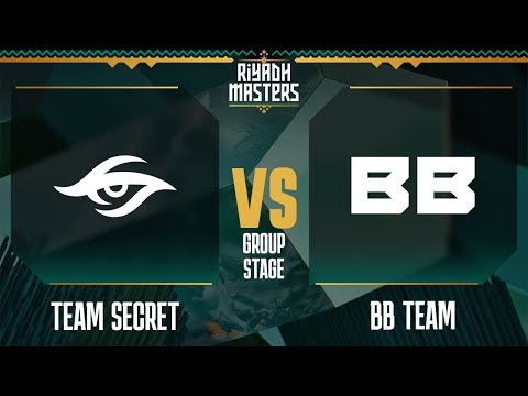 Team Secret vs. BB Team // Riyadh Masters 2023 – Day 4 – Group Stage