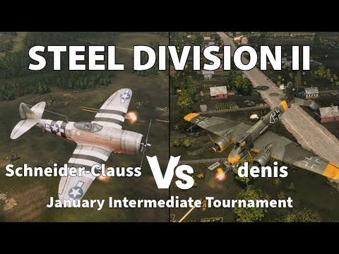 Fun action in the skies, who gets more kills? - Steel Division 2 Cast Schneider-Clauss vs denis