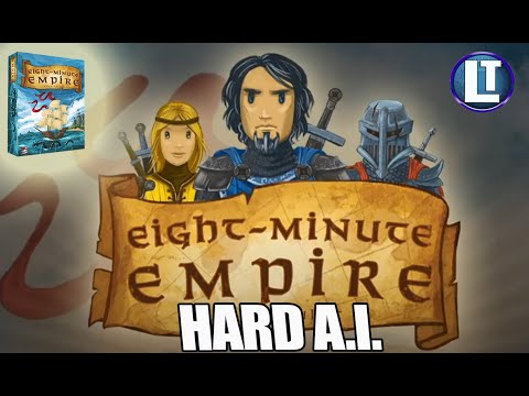 EIGHT MINUTE EMPIRE vs THE HARD AI / SOLO PLAY / DIGITAL EDITION Solitaire Play / Gameplay