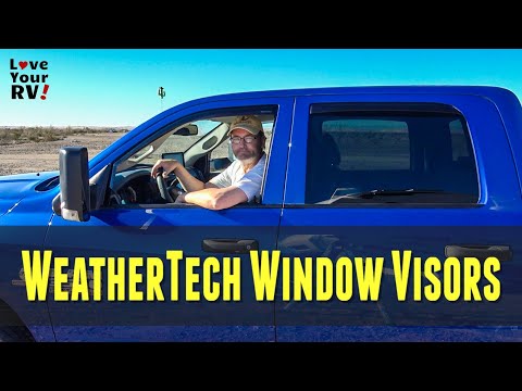 WeatherTech Window Deflectors from etrailer.com (Ram 3500 Truck)