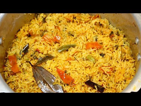 Simple and Tasty Tomato Rice in Pressure Cooker  టమాటో రైస్ ను సింపుల్ గా ఇలా చేసుకోండి