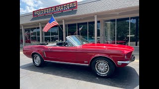 Video Thumbnail for 1968 Ford Mustang GT Convertible