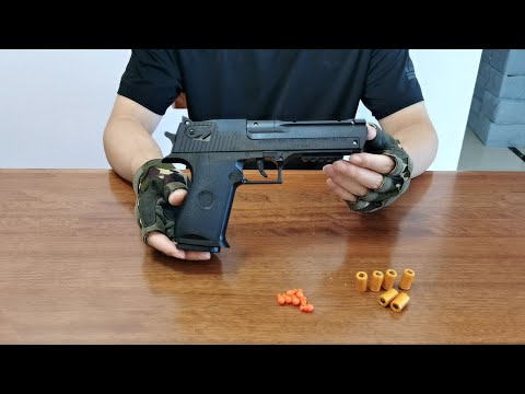 Desert Eagle Blowback Toy Gun Unboxing 2022 - Automatic Shell Ejecting Pistol
