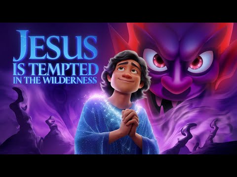 Jesus is Tempted In The Wilderness I An Animated Bible Story