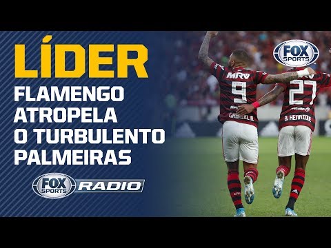 FLAMENGO ATROPELA PALMEIRAS NO MARACANÃ! Vitória do rubro-negro é tema do