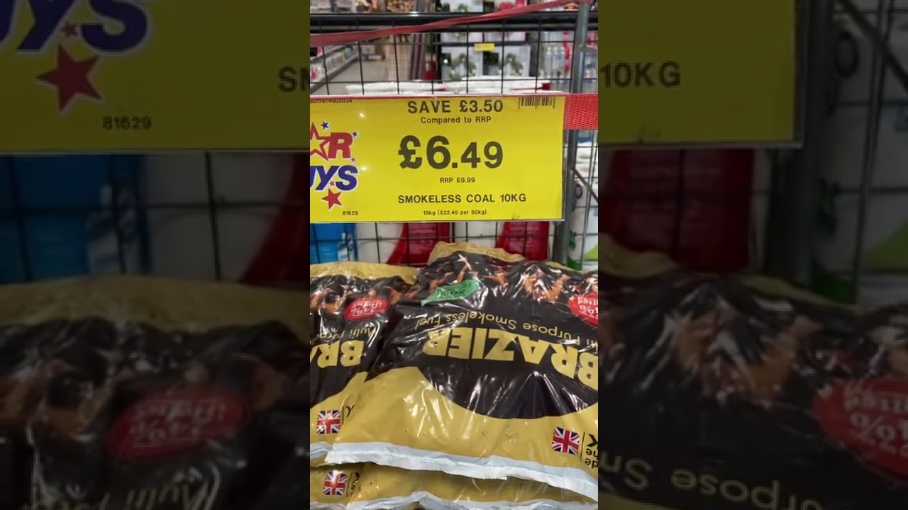 1665. £6.49 Brazier Smokeless Coal at Home Bargains 👍