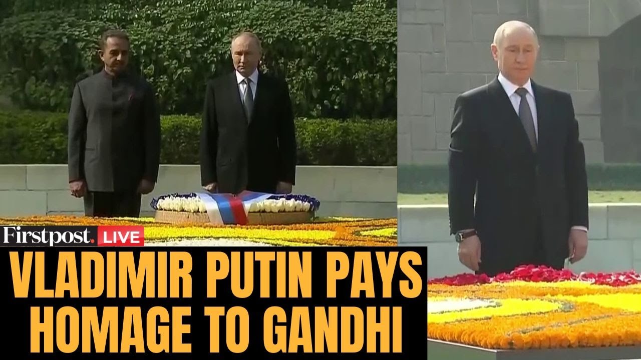 LIVE: Putin Pays Tribute to Mahatma Gandhi at Rajghat | Putin India Visit | Putin in India | N18G