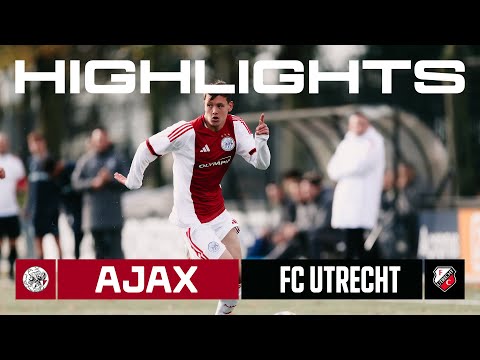 Panenka from Garnier! 🇫🇷 | Highlights Ajax O17 - FC Utrecht U17 | Cup