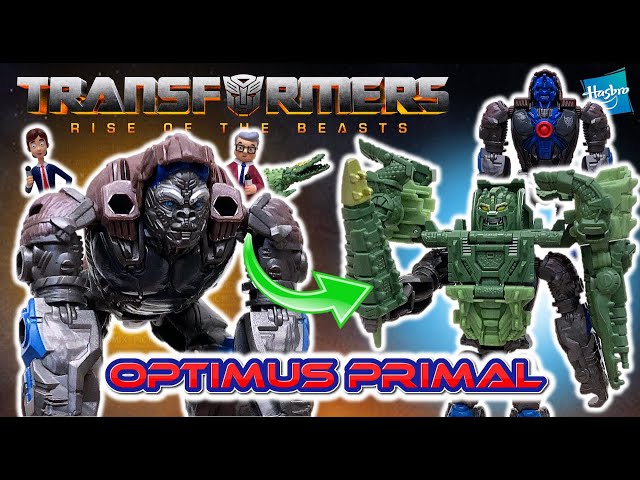 Vídeo relacionado con Transformers - Película Rise of The Beasts - Beast Alliance - Pack Doble Beast Weaponizers - Juguete de Optimus Primal - A Partir de 6 años - 12,5 cm