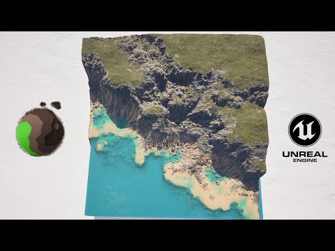 Unreal Engine 5.3 -  Building LANDSCAPES With GEOGEN #tutorial #unrealengine