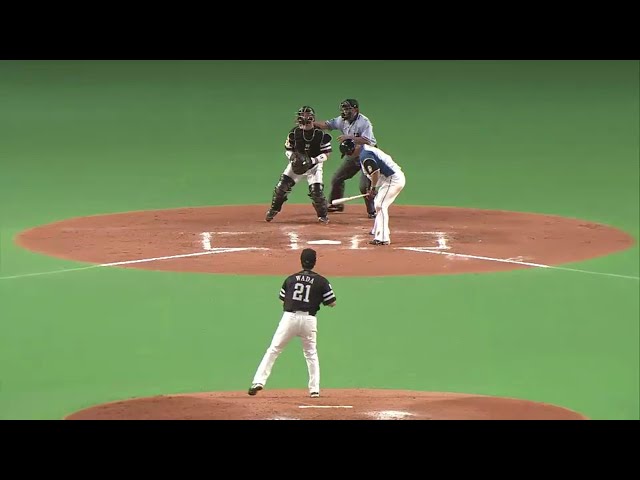 【7回裏】終盤もコントロールに寸分の狂い無し!! ホークス・和田 ファイターズ・中田を見逃し三振!! 2016/8/19 F-H