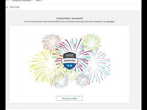 Renewal for Microsoft Certified: Azure Developer Associate Part 2