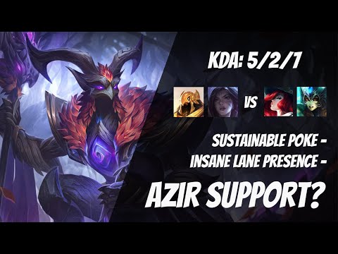 Azir Support vs Nami (Gold 3)