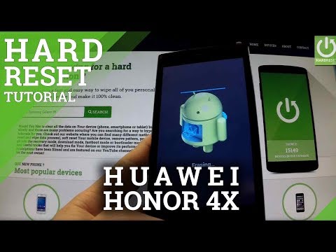Hard Reset HUAWEI Honor 4X - Erase all data by Factory Reset