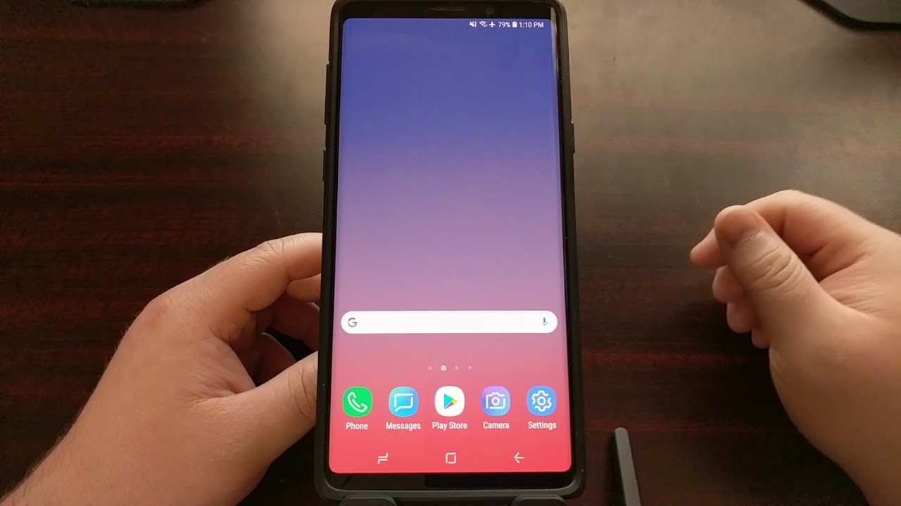 Fix for Galaxy Note 9 Navigation Bar Disappeared