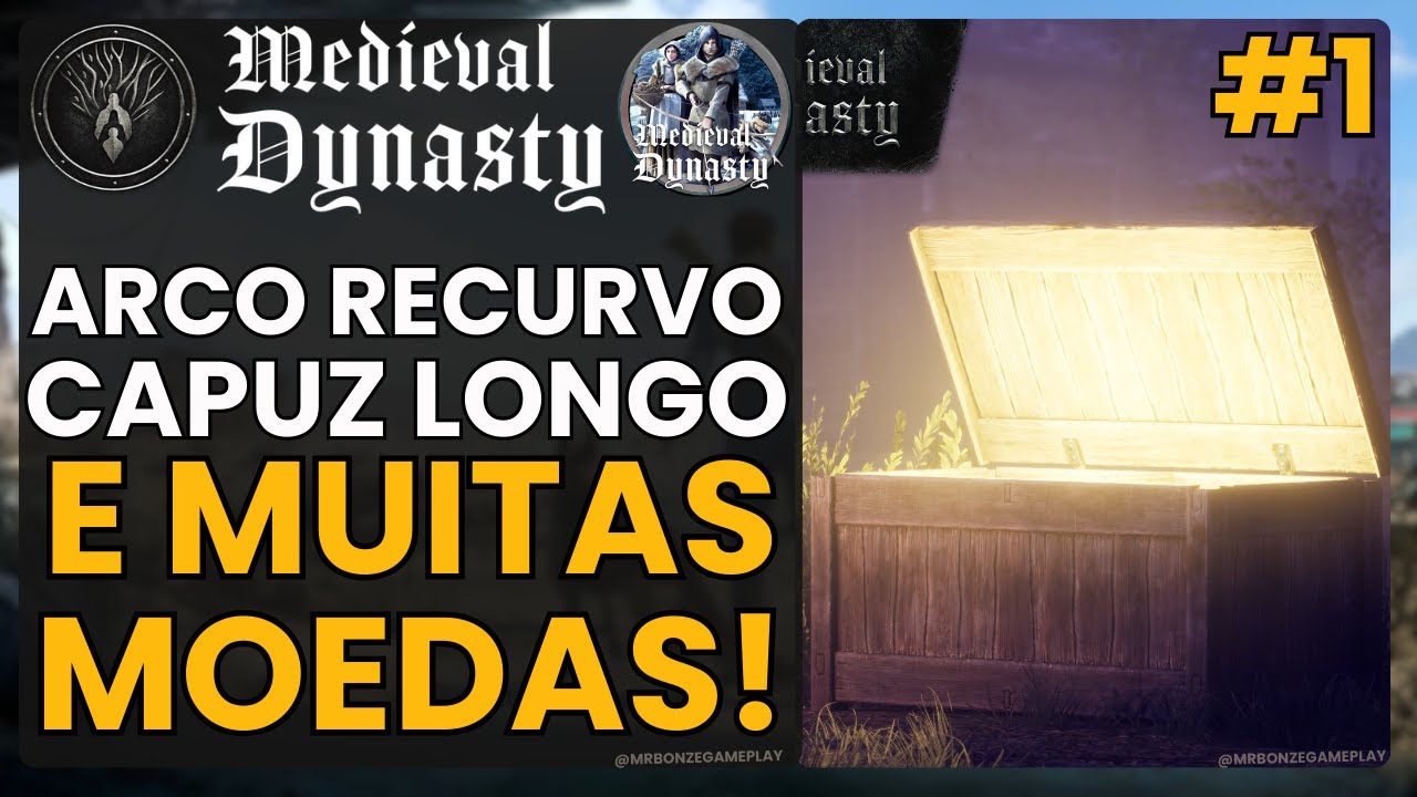 PT1: +7 LOCALIZAÇÕES de Ruínas com LOOT no Jogo Medieval Dynasty | 2024 | Tesouros e loot