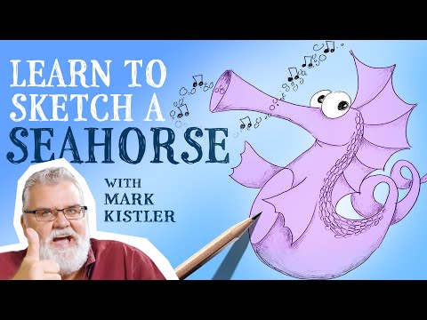 Learn to Draw a Seahorse Symphony with Mark Kistler