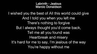 Marcio Donaldson - Jealous Lyrics (Labrinth) American Idol