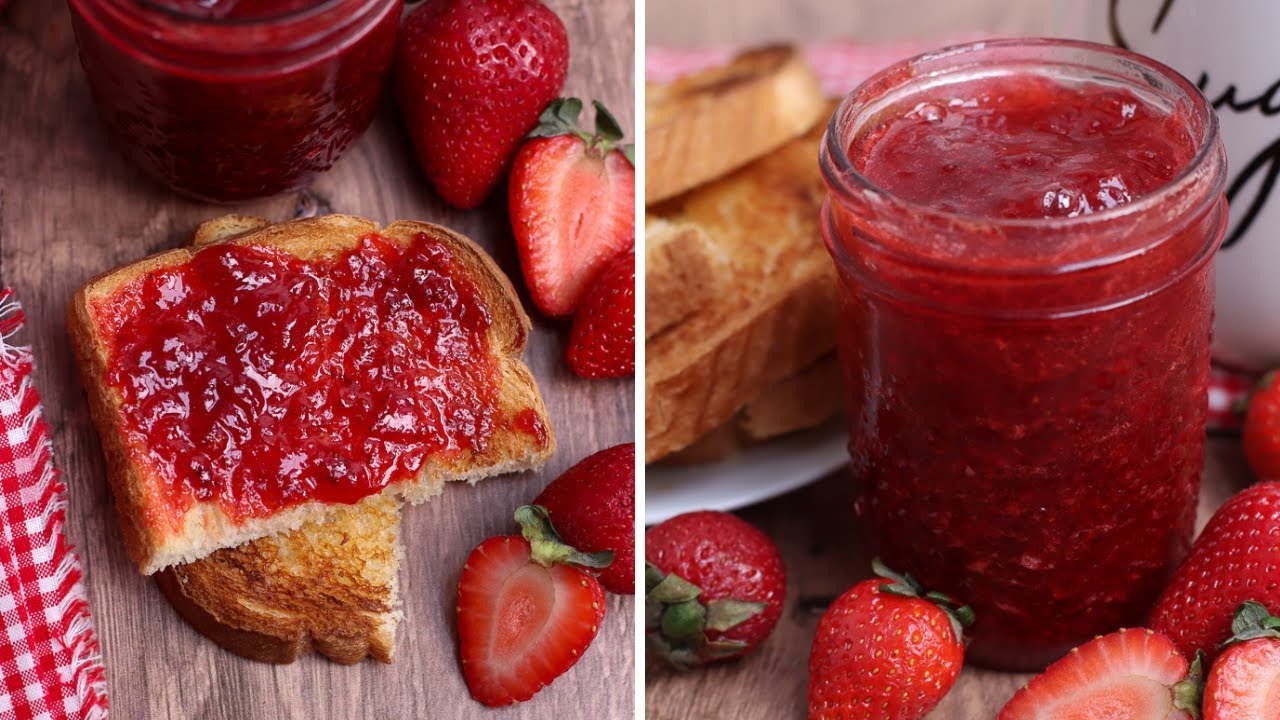 How To Make Fresh Strawberry Jam (Quick, 3-Ingredients)