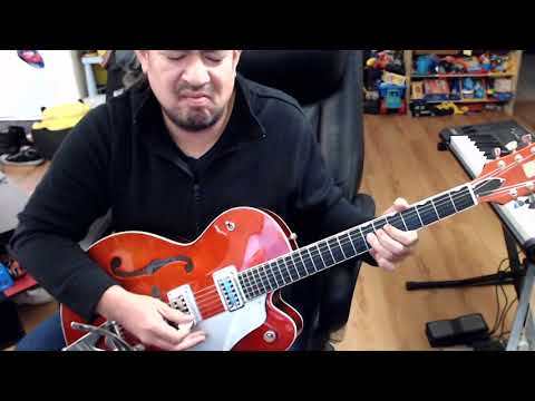 Gretsch G6120SH-T Setzer Hot Rod 1999 - Tangerine image 12