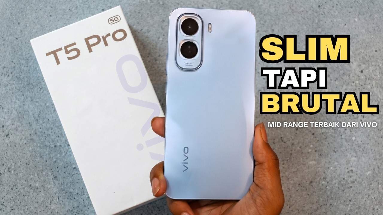 VIVO NGAMUK WOY‼️VIVO T5 PRO INDONESIA - Baterai 9020mah Tapi Setipis Ini?