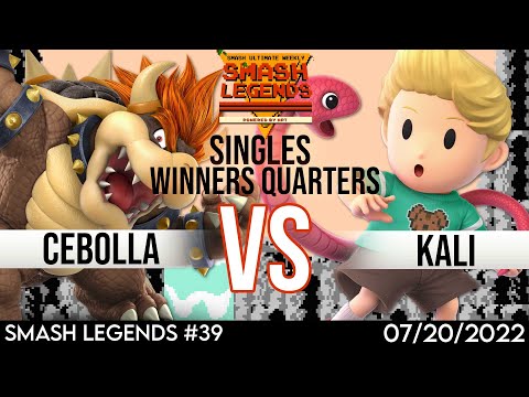 Smash Legends #39 Winners Quarters - Cebolla (Bowser) Vs. KALi (Lucas) - SSBU Tournament