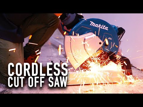 Cordless portable cut off saw
